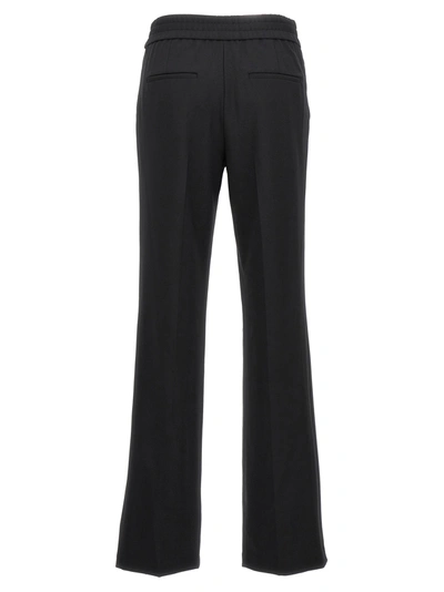 Shop Helmut Lang Logo Band Pants Black