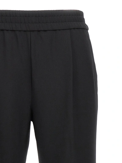 Helmut Lang Cropped Flare Ribbed Pants