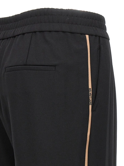 Helmut Lang Cropped Flare Ribbed Pants