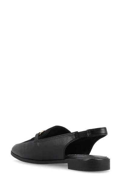 Journee Collection Lainey Slingback Flat In Black
