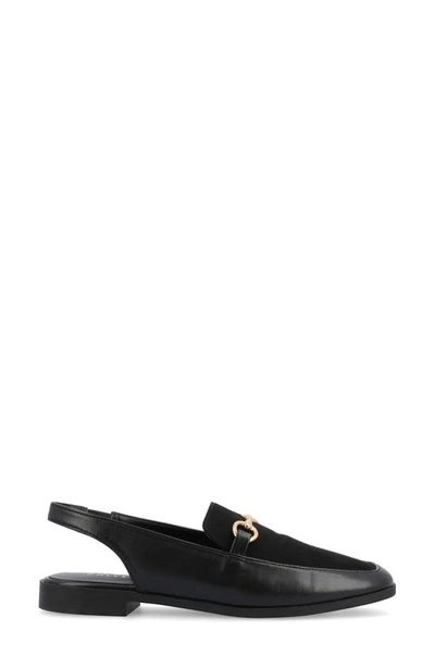 Journee Collection Lainey Slingback Flat In Black
