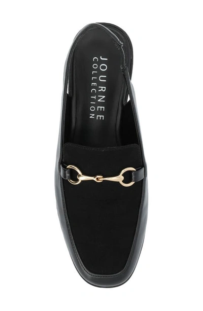 Journee Collection Lainey Slingback Flat In Black