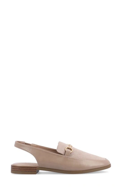 Journee Collection Lainey Slingback Flat In Taupe