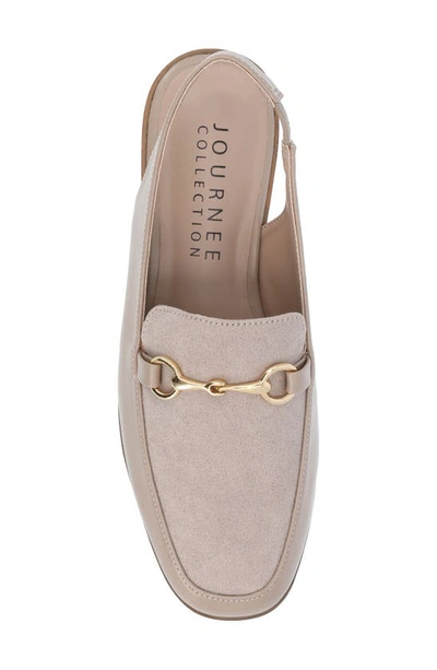 Journee Collection Lainey Slingback Flat In Taupe