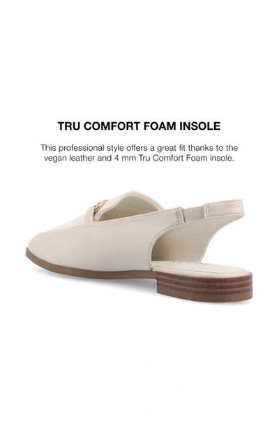 Journee Collection Lainey Slingback Flat In Sand