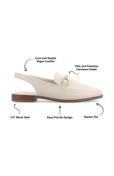 Journee Collection Lainey Slingback Flat In Sand
