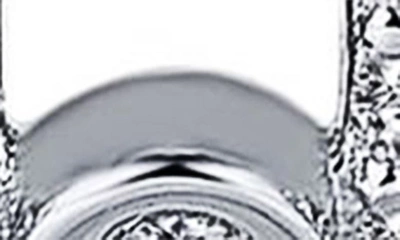 Lafonn Simulated Diamond Huggie Hoop Earrings In Silver/ Clear