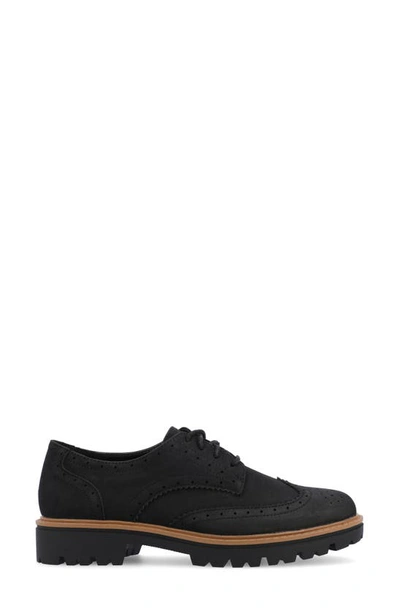 Shop Journee Collection Claudiya Derby In Black