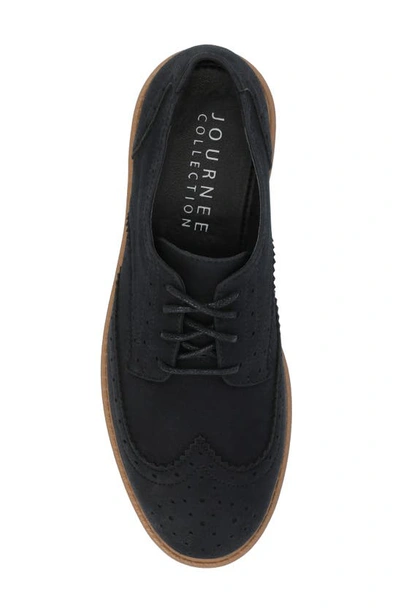 Shop Journee Collection Claudiya Derby In Black