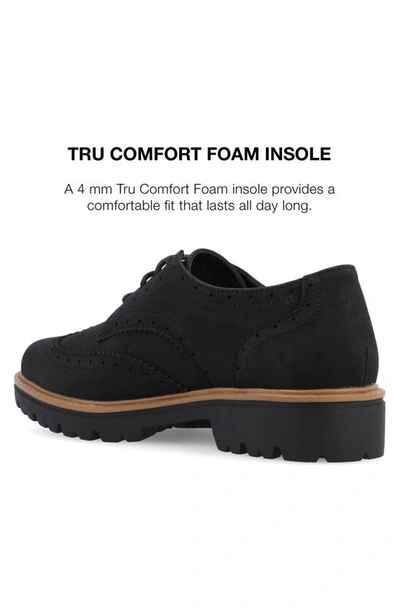 Journee Collection Claudiya Oxford In Black