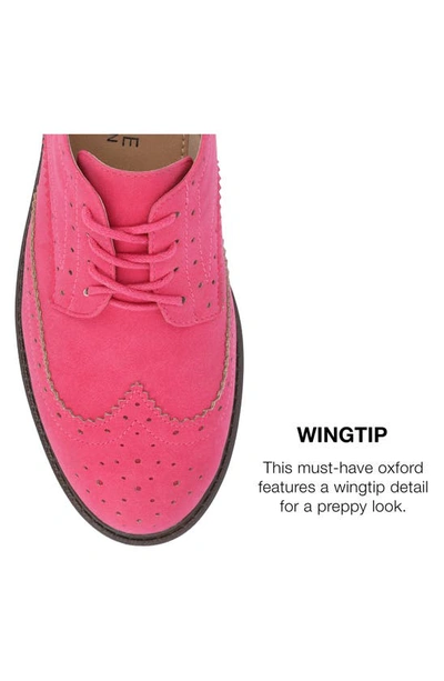 Journee Collection Claudiya Oxford In Pink