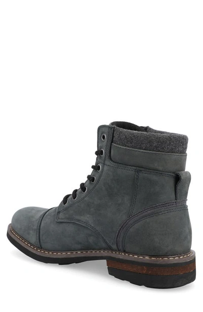 Territory Boots Yukon Cap Toe Ankle Boot In Navy