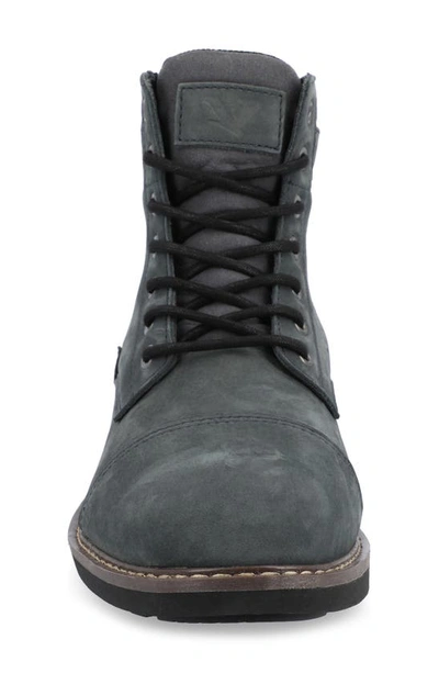 Territory Boots Yukon Cap Toe Ankle Boot In Navy