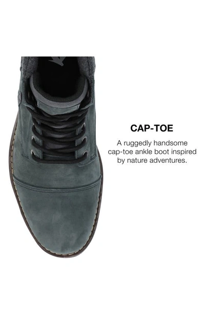 Territory Boots Yukon Cap Toe Ankle Boot In Navy