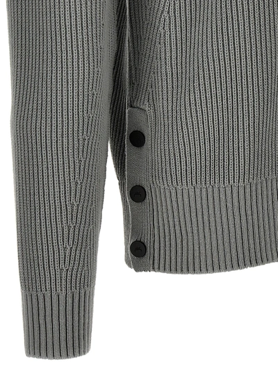 Shop A-cold-wall* Fisherman Sweater, Cardigans In Gray