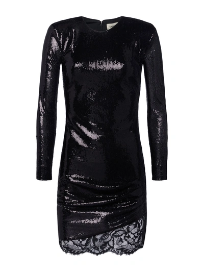 Shop L Agence Alba Dress In Black