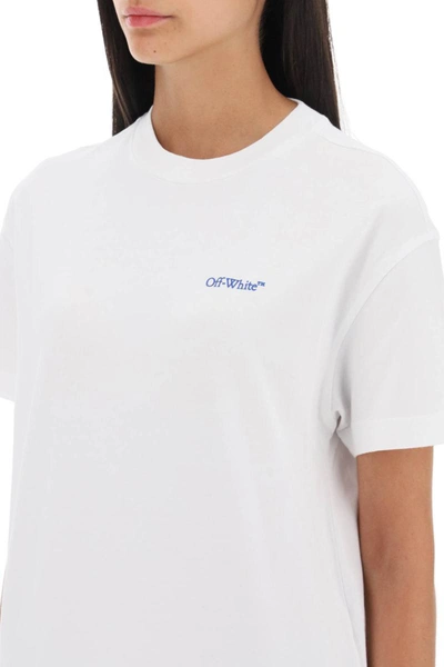 Shop Off-white T-shirt With Back Embroidery