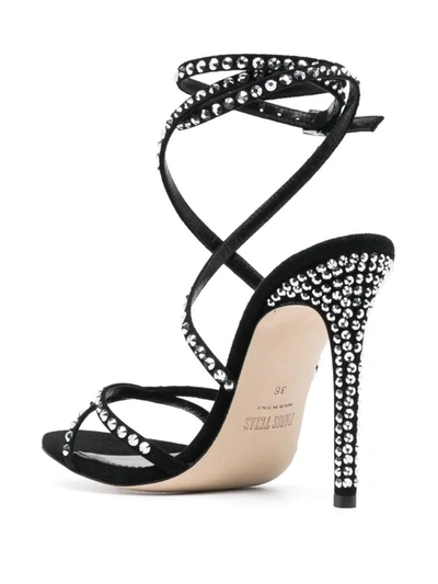 Shop Paris Texas Holly Maeva Sandals With Crystals In Black