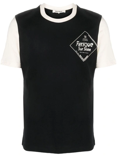Shop Wales Bonner Seine T-shirt Clothing In Black