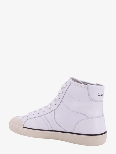 Shop Celine Man Alan As-02 Man White Sneakers