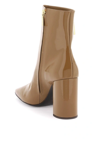 Shop Dolce & Gabbana Dg Logo Ankle Boots Women In Brown