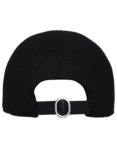 Shop Jil Sander Woman  Black Cashmere Hat