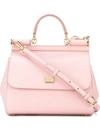 Dolce & Gabbana Dolce And Gabbana Pink Medium Miss Sicily Bag In Pink&purple