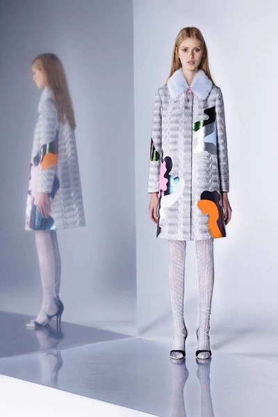 Shop Mary Katrantzou Jacquard Coat