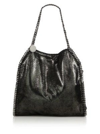 Shop Stella Mccartney Baby Bella Shoulder Bag In Ruthenium