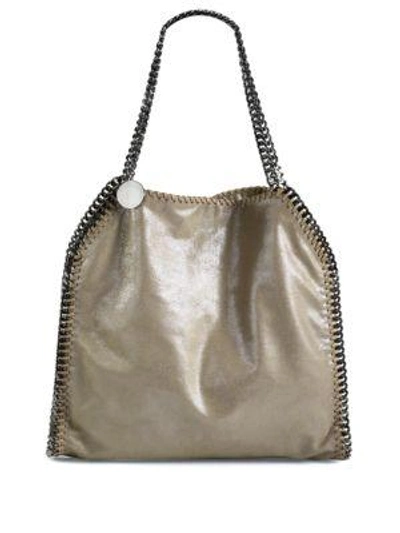 Shop Stella Mccartney Baby Bella Shoulder Bag In Ruthenium