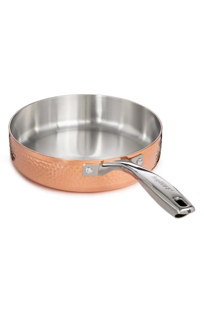 Berghoff Hammered Copper Six-piece Cookware Set In Copper Silver