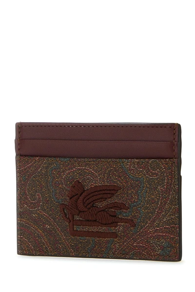 Shop Etro Wallets In Red