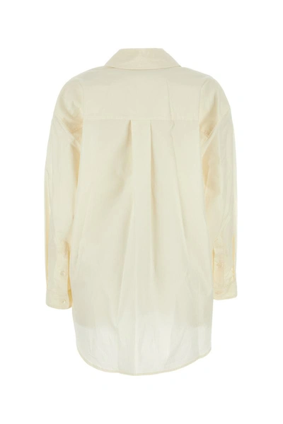 Shop Palm Angels Shirts In Butterbla