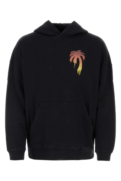 Shop Palm Angels Sweatshirts In Blackred