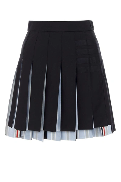 Shop Thom Browne Skirts In Darkblue