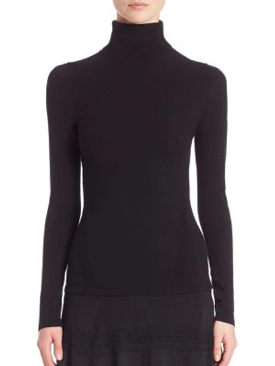 Diane Von Furstenberg Jelena Turtleneck Jumper In Black