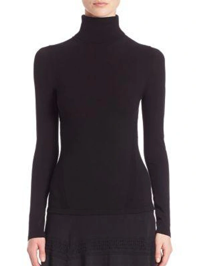 Shop Diane Von Furstenberg Jelena Turtleneck Sweater In Black