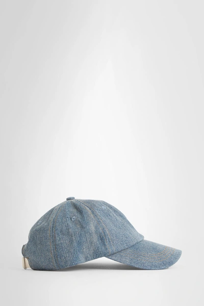 Shop Acne Studios Man Blue Hats