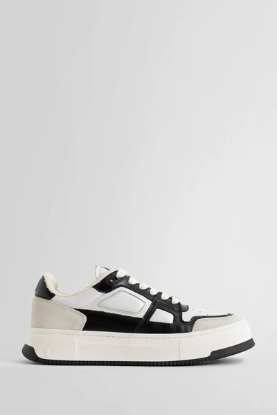 Shop Ami Alexandre Mattiussi Man Black&white Sneakers