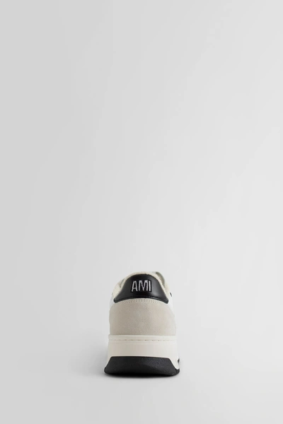 Shop Ami Alexandre Mattiussi Man Black&white Sneakers