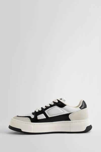 Shop Ami Alexandre Mattiussi Man Black&white Sneakers