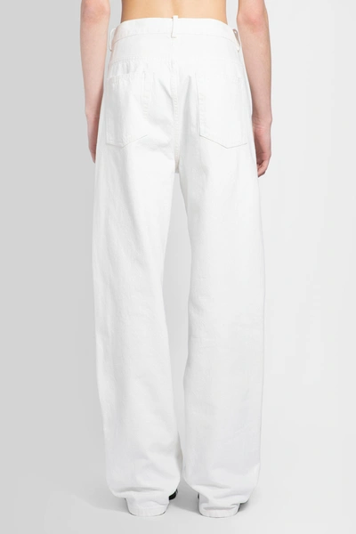 Shop Ann Demeulemeester Man White Jeans