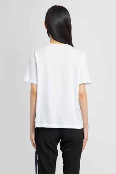 Shop Ann Demeulemeester Woman White T-shirts