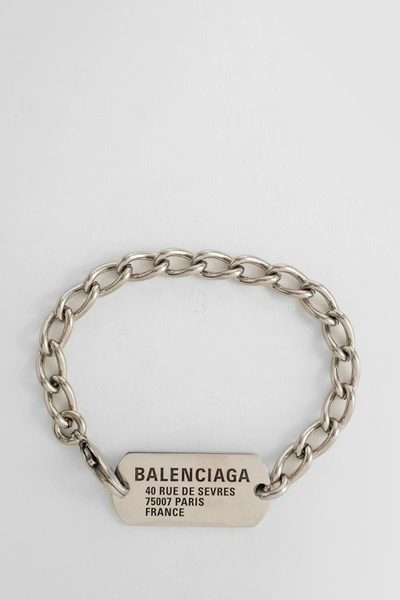 Balenciaga Man Silver Bracelets |