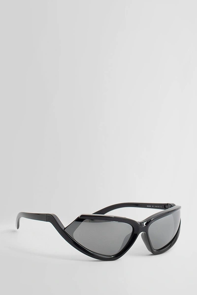 Balenciaga Black Side Xpander Cat-eye Sunglasses In Black