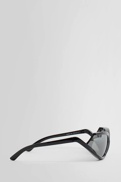 Balenciaga Black Side Xpander Cat-eye Sunglasses In Black