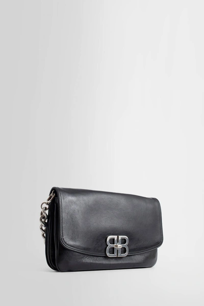 Balenciaga Medium Bb Soft Medium Flap Bag In Black