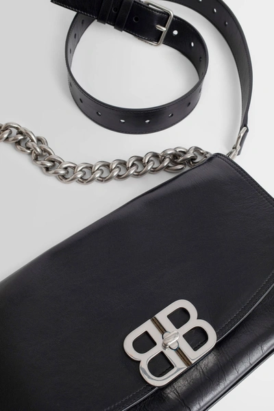 Balenciaga Medium Bb Soft Medium Flap Bag In Black