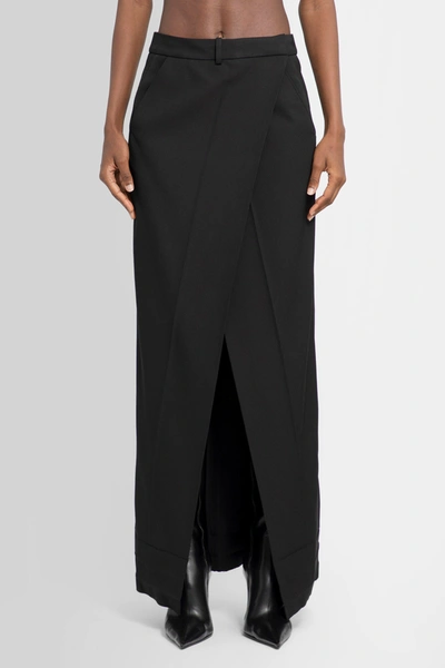 Shop Balenciaga Woman Black Skirts