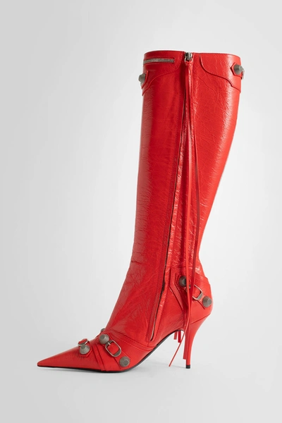Shop Balenciaga Woman Red Boots
